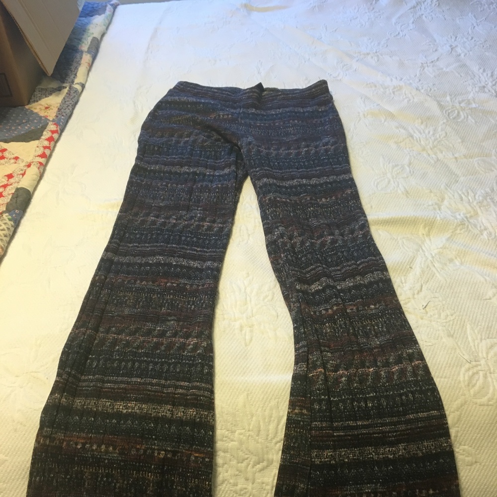 NWOT Hi Rise Flare Semi-Sheer Boho Festival Pants